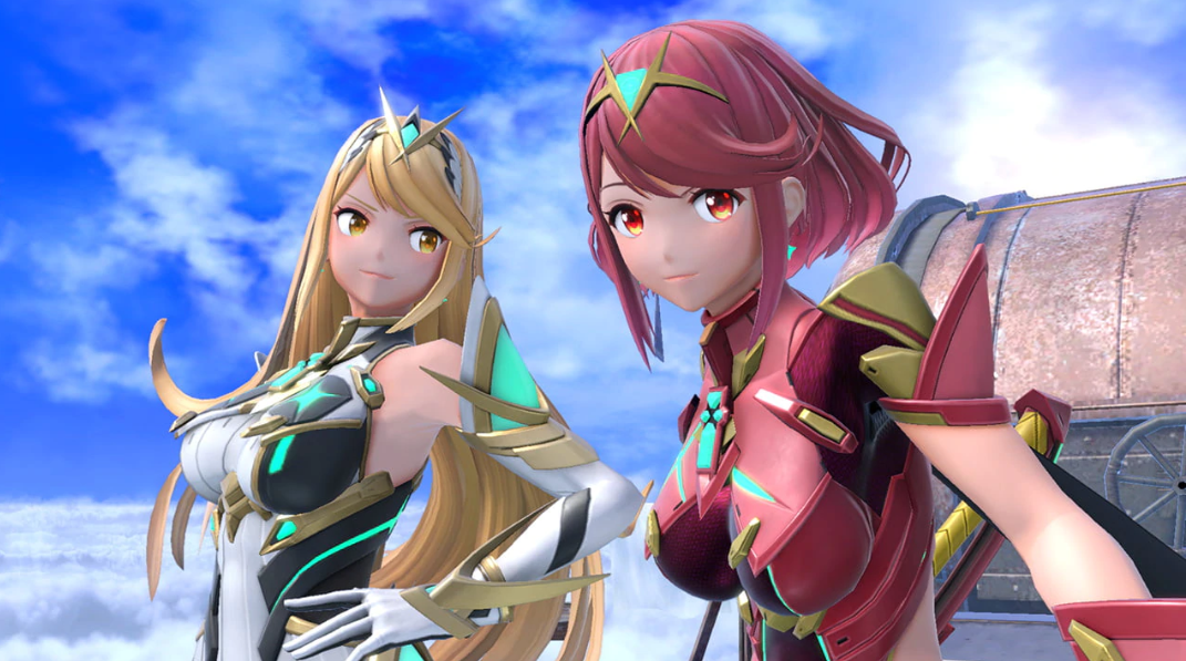 1071px x 597px - Pyra/Mythra Join 'Super Smash Bros. Ultimate' | Darkain Arts Gamers